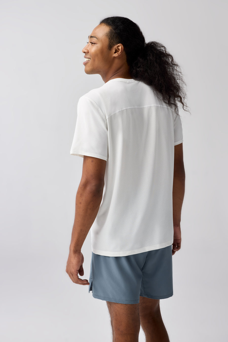 Brooks Atmosphere SS 3.0 | White/Shadow Stripe