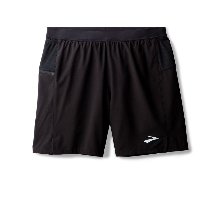 Brooks Journey 7" 2 in 1 Short | Black