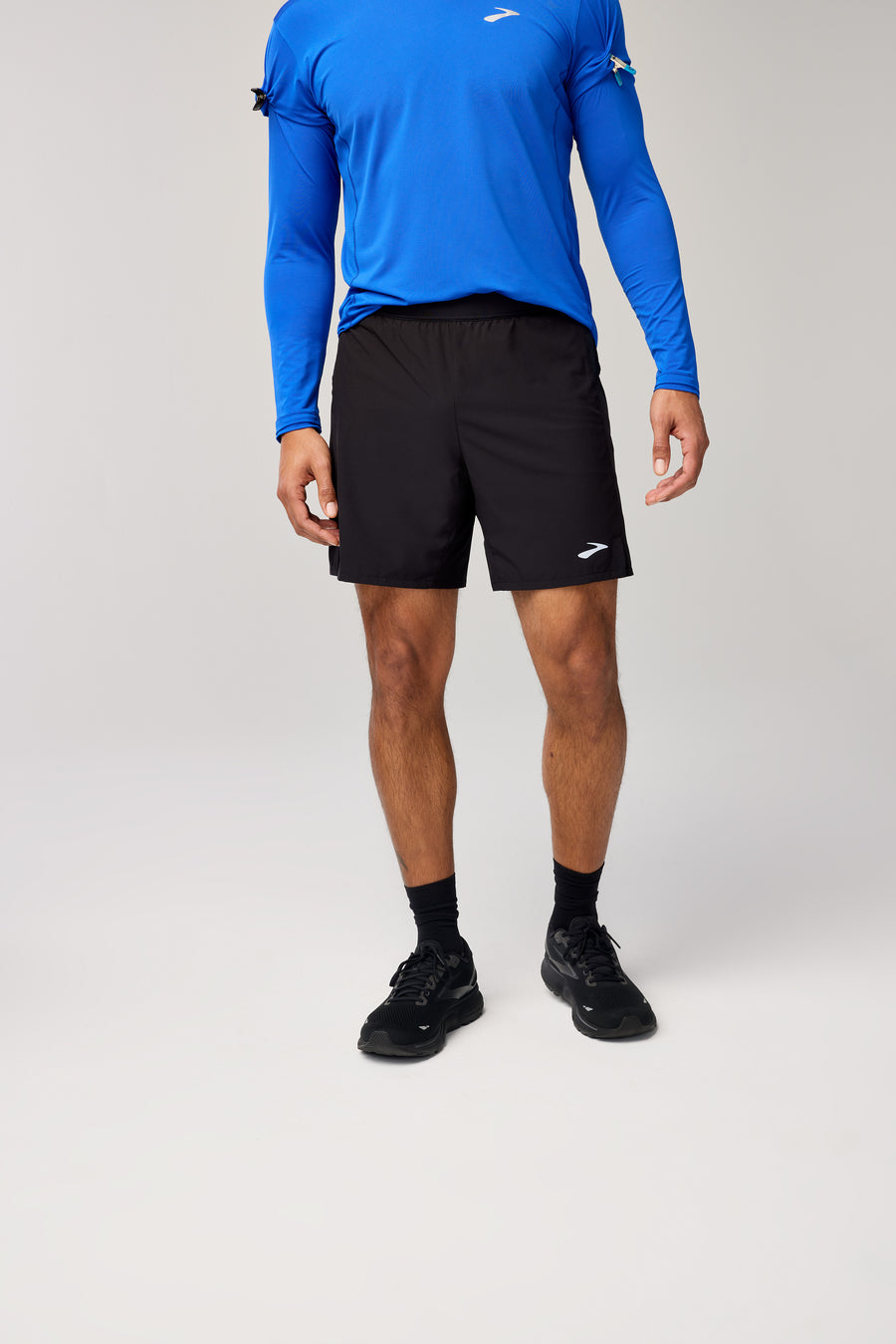 Brooks Journey 7" 2 in 1 Short | Black