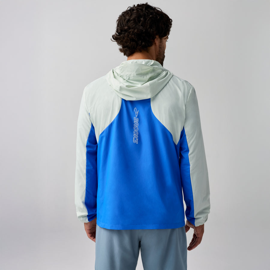 Brooks Canopy Packable Jacket  | Neo Blue/Smoke