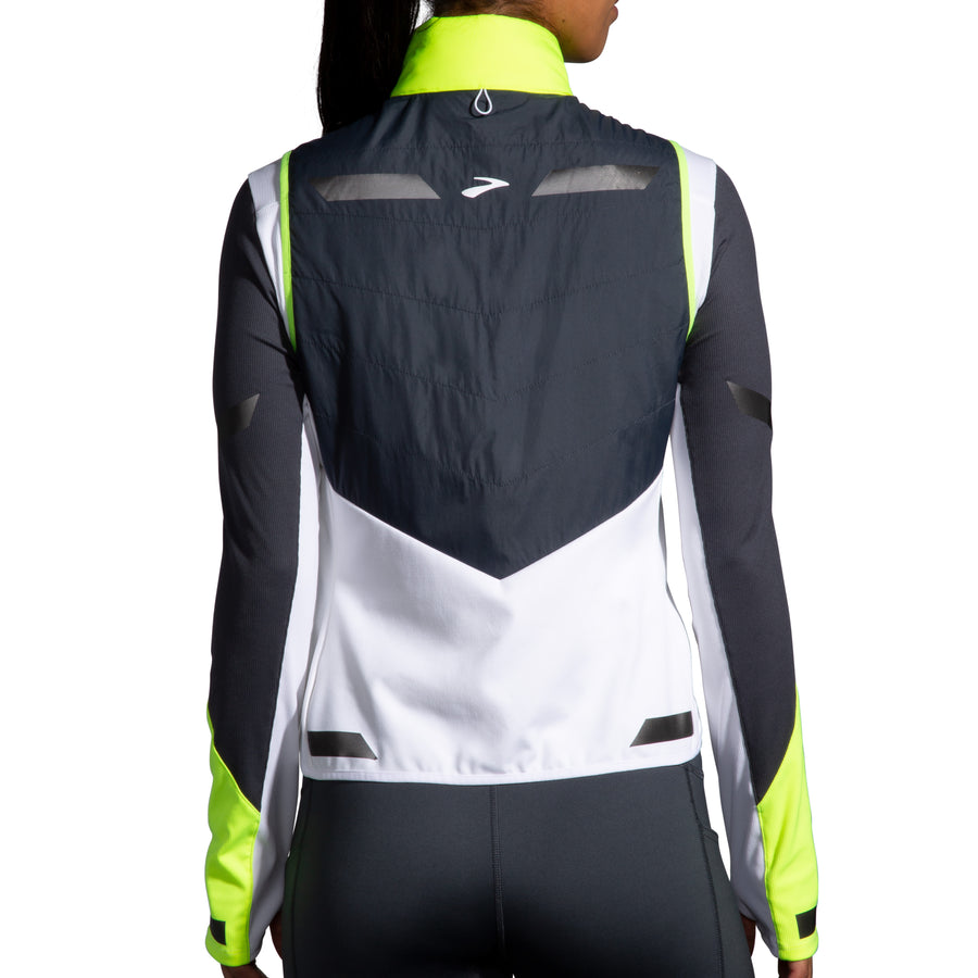 Run Visible Insulated Vest | White/Asphalt/Nightlife