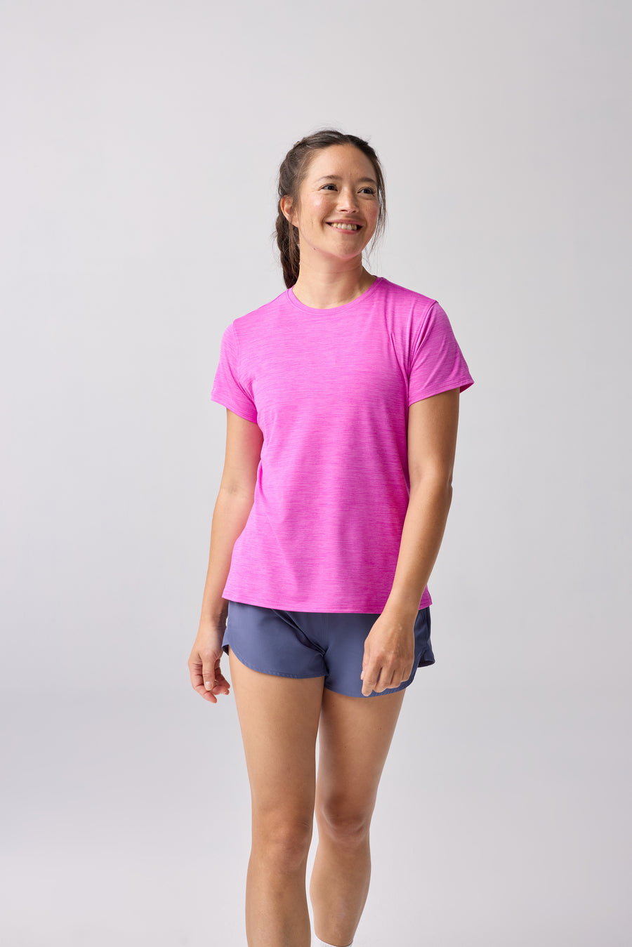 Brooks Luxe S/S | Heather Magenta