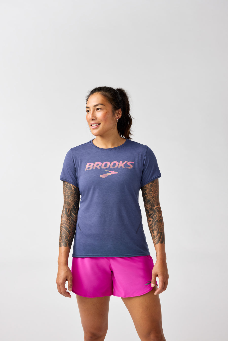 Brooks Distance S/S 3.0 | Nightshadow/Speed Logo