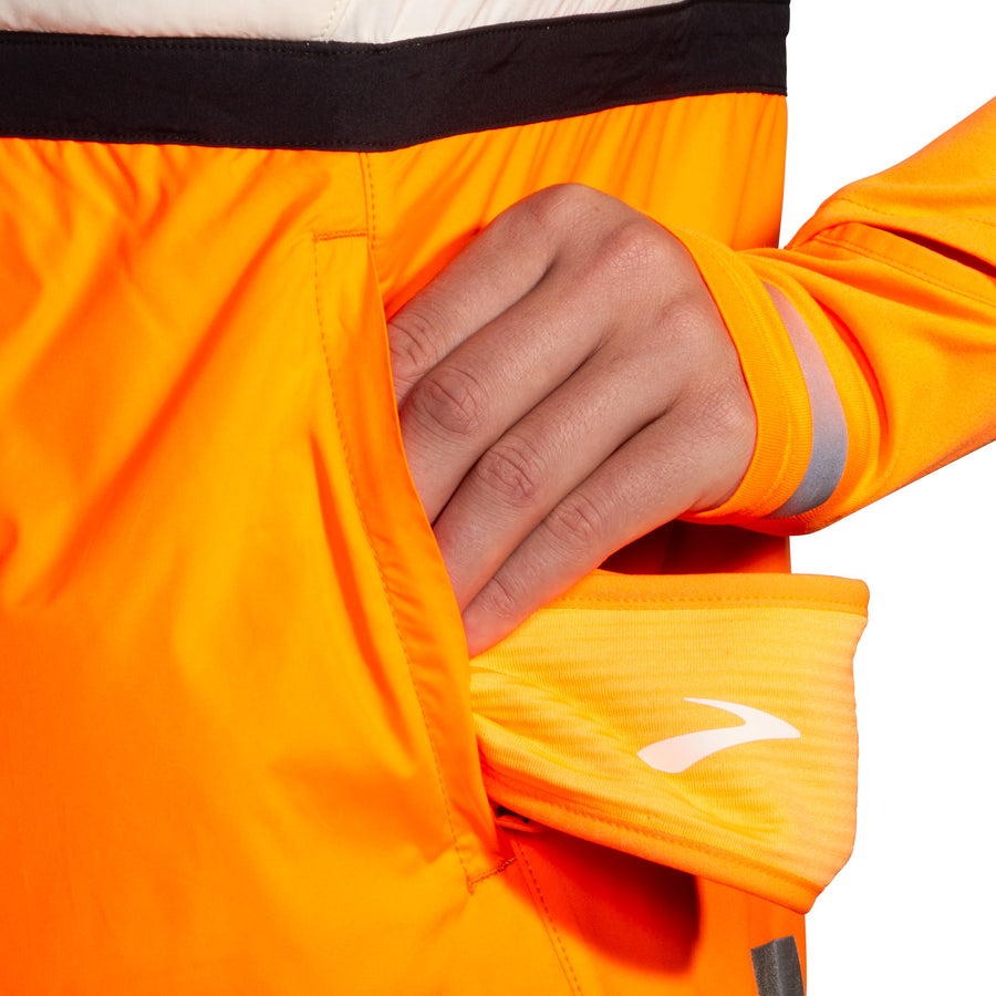 Run Visible Insulated Vest 2.0 W | Ecru/Fluoro Flash/Black