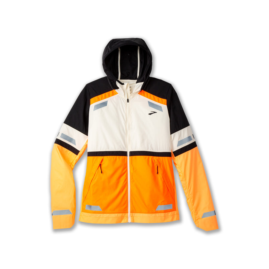 Run Visible Jacket 2.0 W | Ecru/Fluoro Flash/Black