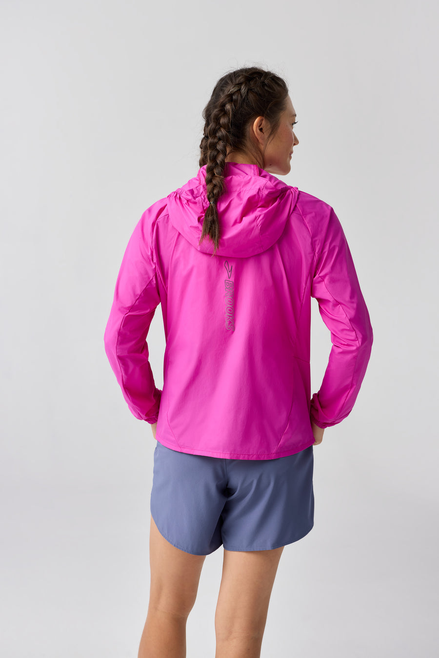 Brooks Packable Canopy Jacket Wms | Magenta
