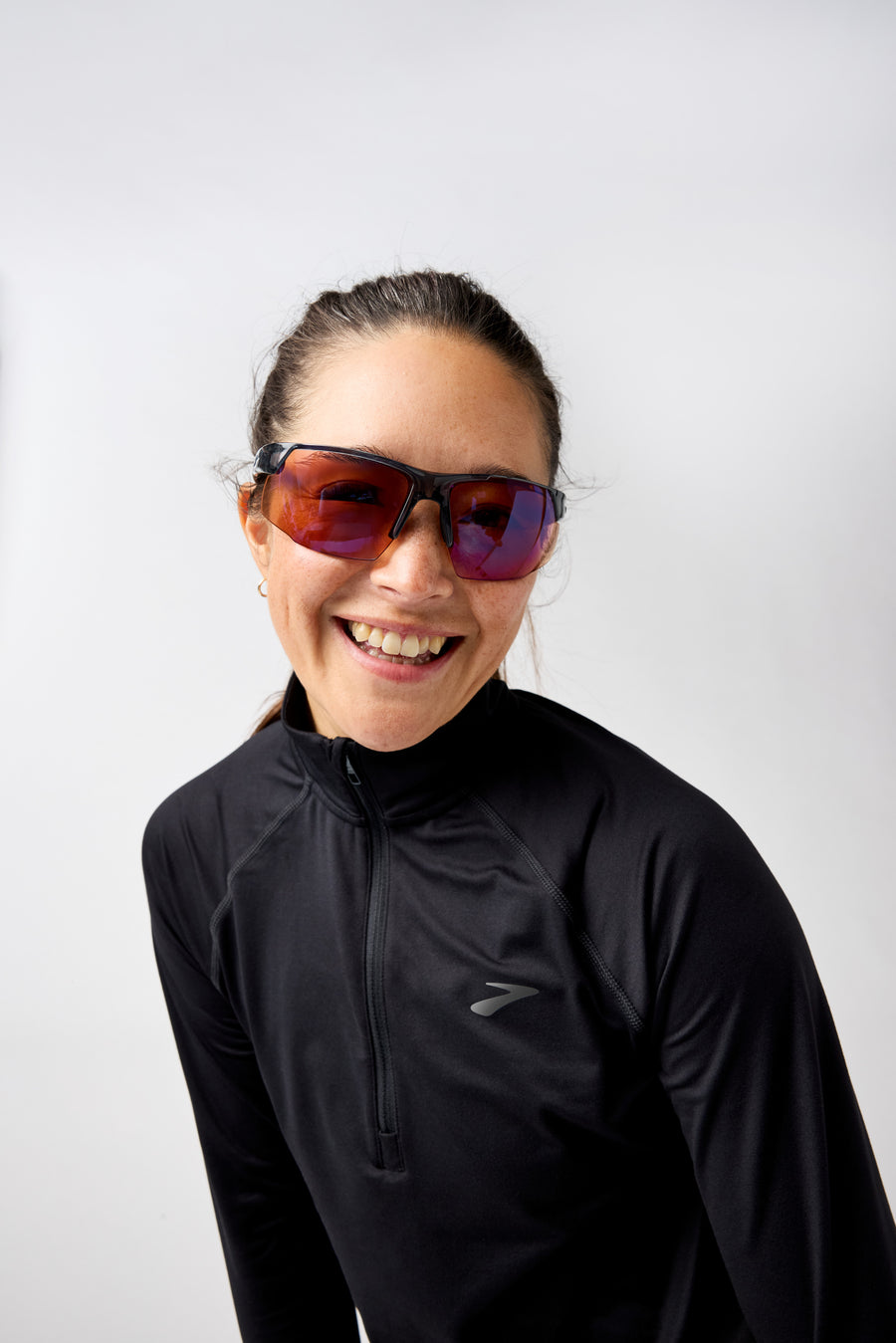 Brooks Dash 1/2 Zip 3.0 Wms | Black