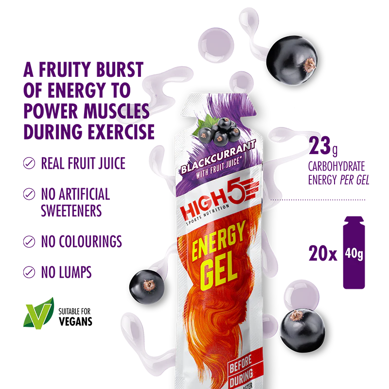 High 5 Energy Gel | Blackcurrant