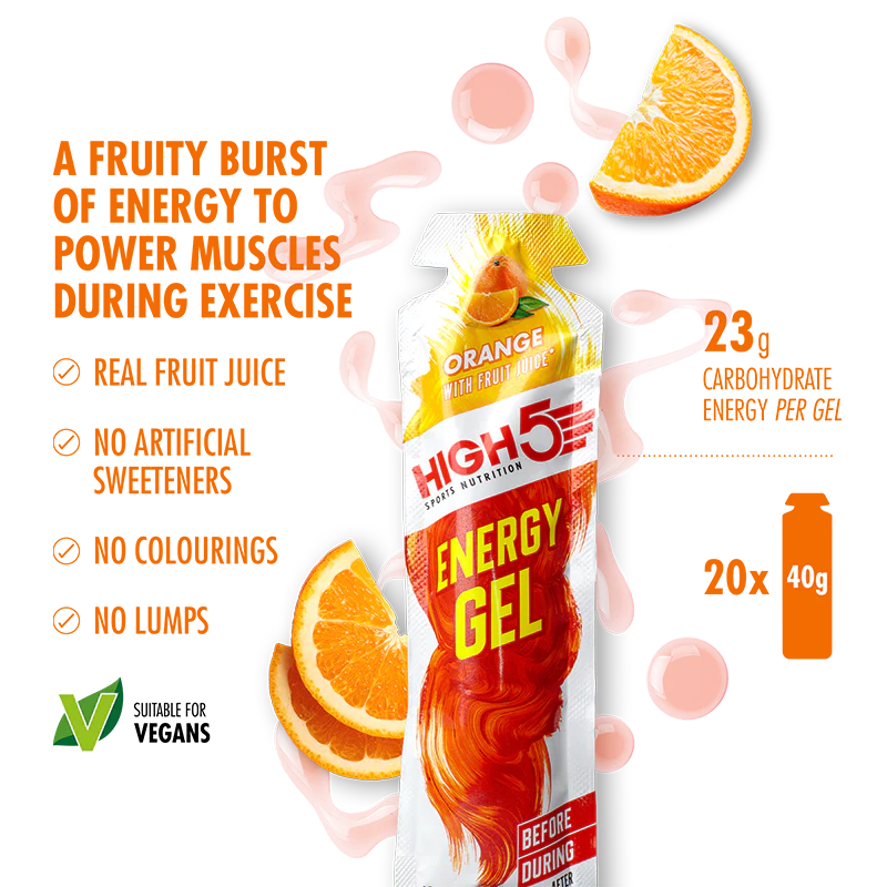 High 5 Energy Gel | Orange