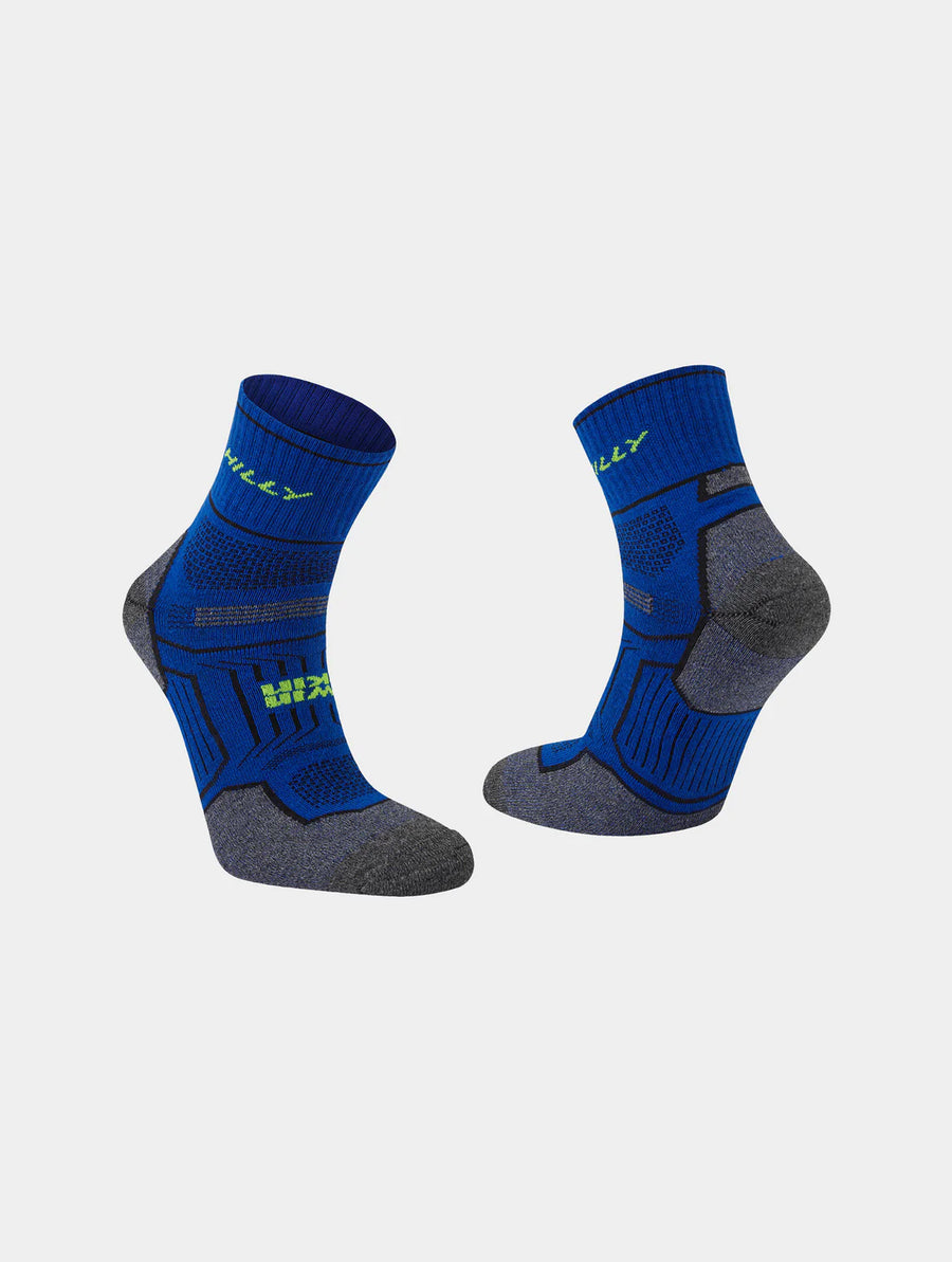Hilly TwinSkin Anklet | Cobalt/Grey Marl