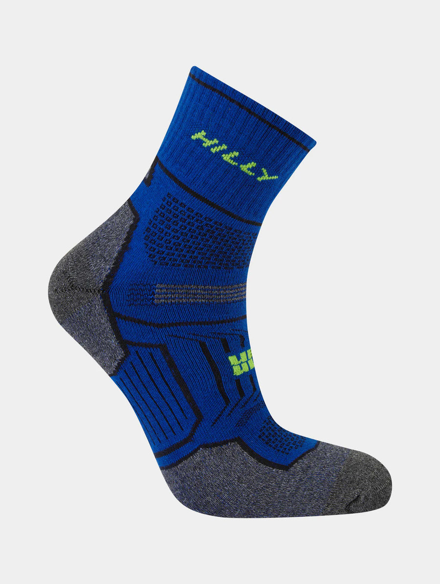 Hilly TwinSkin Anklet | Cobalt/Grey Marl