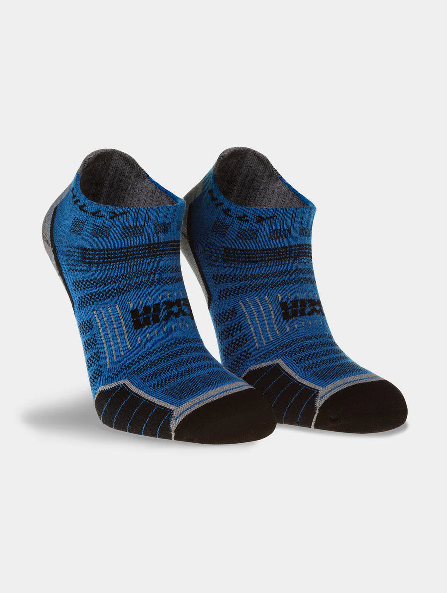 TwinSkin Socklet | Cobalt/Grey Marl