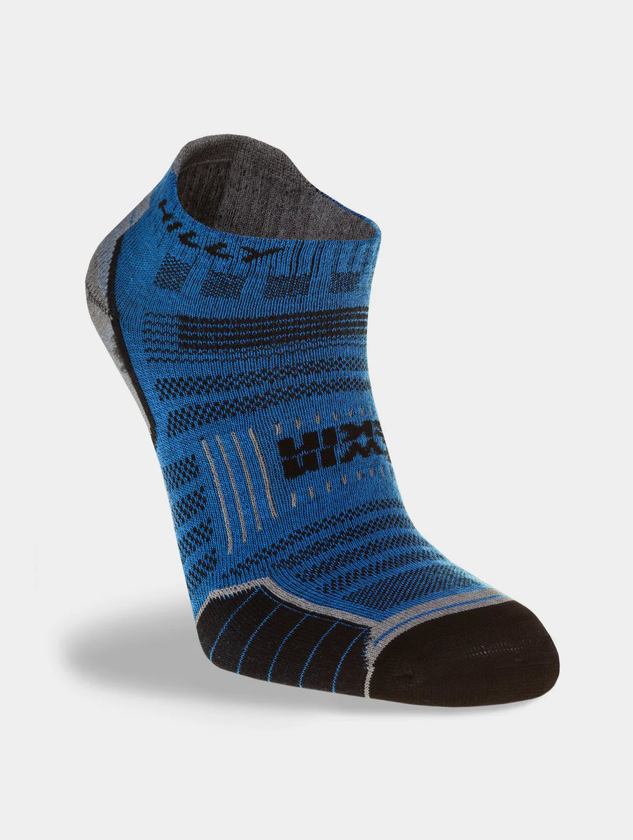 TwinSkin Socklet | Cobalt/Grey Marl