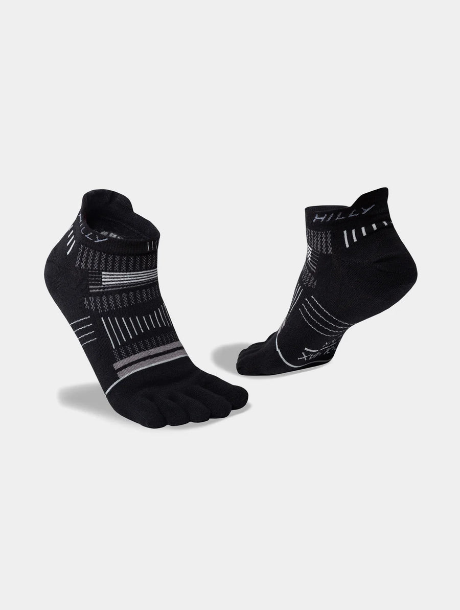Hilly Toes Socklet | Black/Light Grey | Unisex