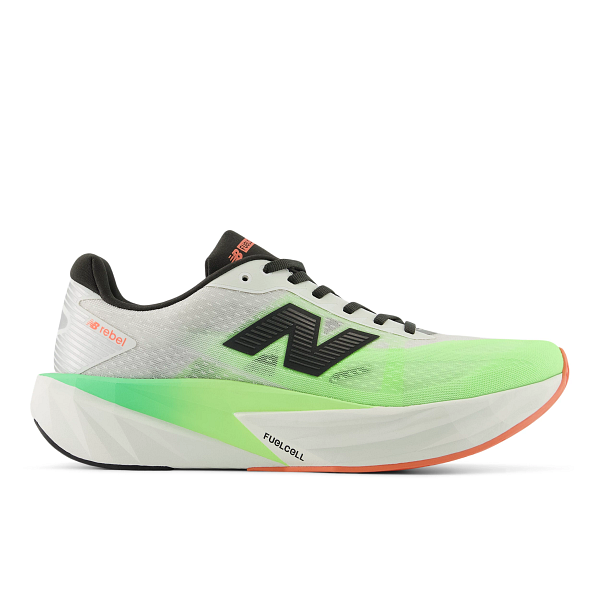 New Balance Fuel Cell Rebel v5 M | White/Mint Flash