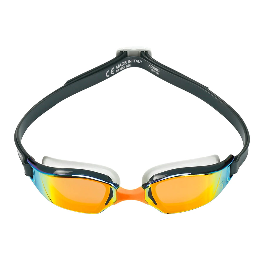 Phelps Xceed Competition Goggle | Titanium Mirrored Lens