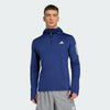 Adidas OTR Winterised Hooded Half Zip Mens | Dark Blue