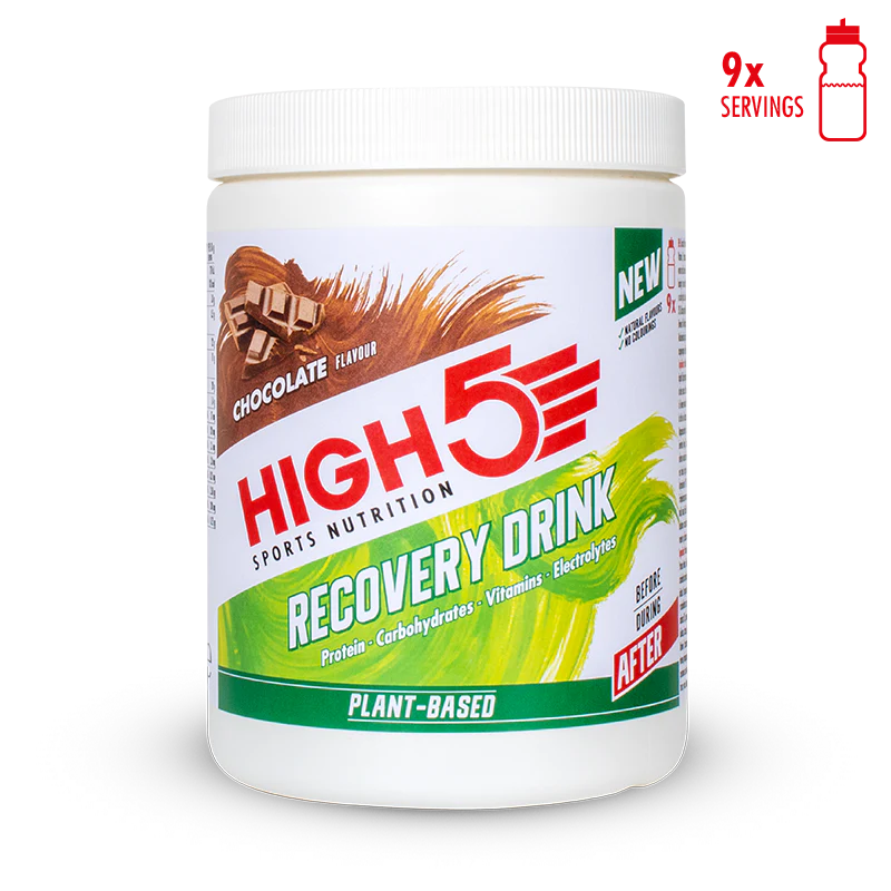 High 5 Plant Based Recovery Drink 450g | Chocolate