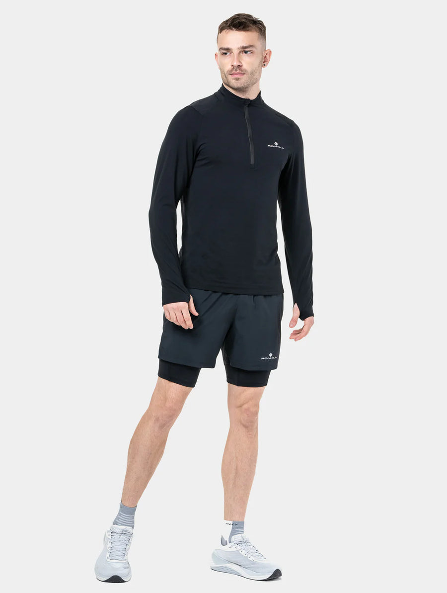 Ron Hill Core Thermal 1/2 Zip Mens | Black