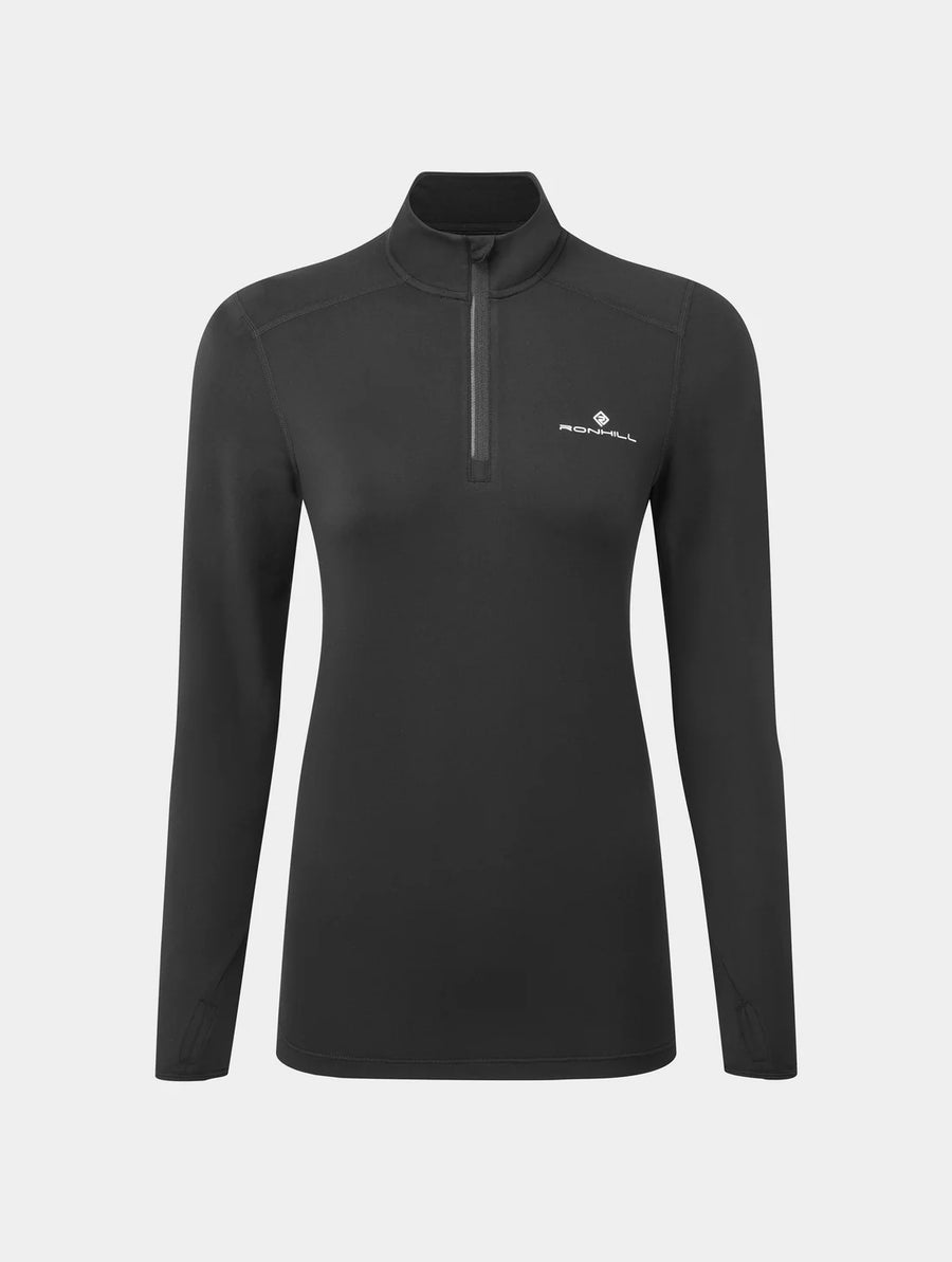 Ron Hill Core Thermal 1/2 Zip Top Wms | Black