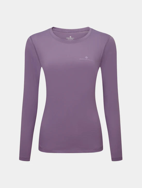 Ron Hill Core L/S Tee Wms | Dark Iris/Iris
