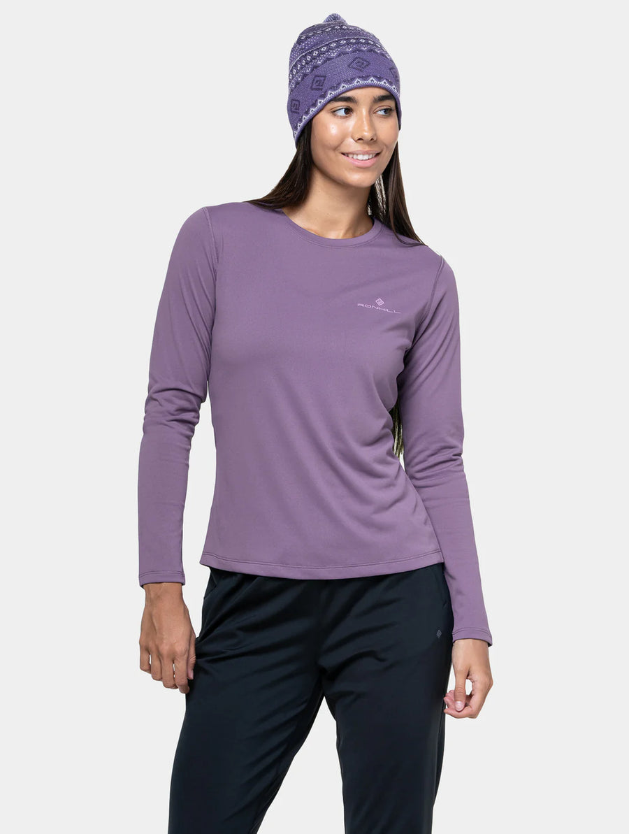 Ron Hill Core L/S Tee Wms | Dark Iris/Iris