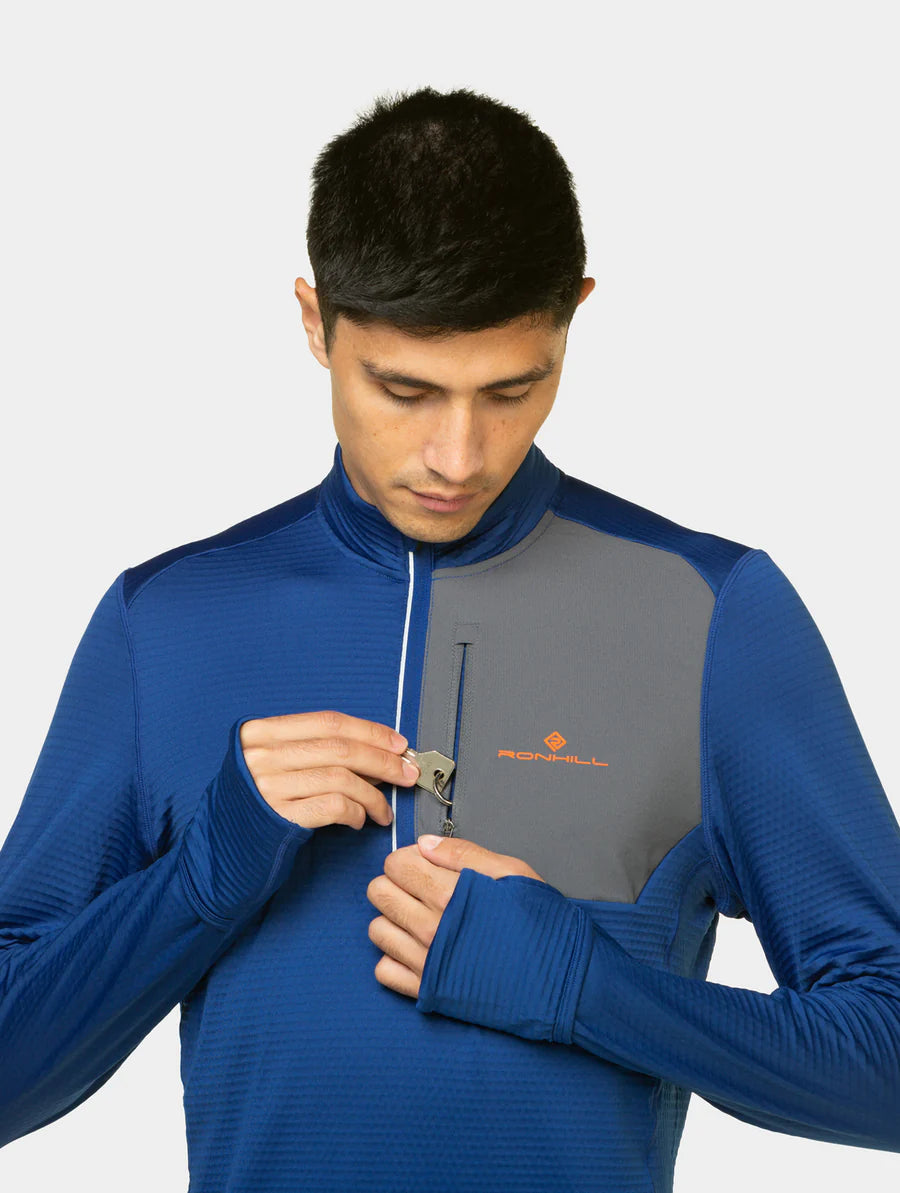 Tech Winter 1/2 Zip M | Ocean/Iron