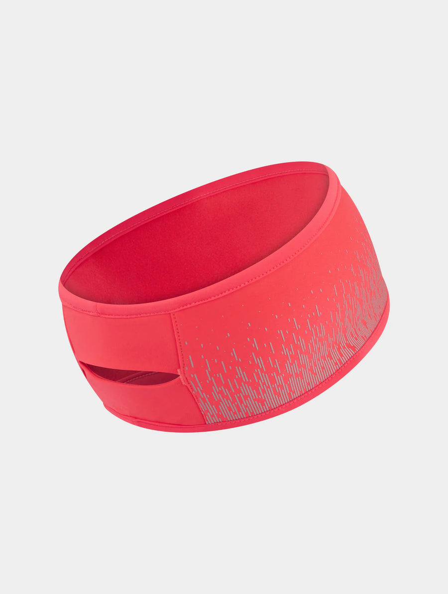 Ron Hill Reflect Headband | Hot Coral/Reflect