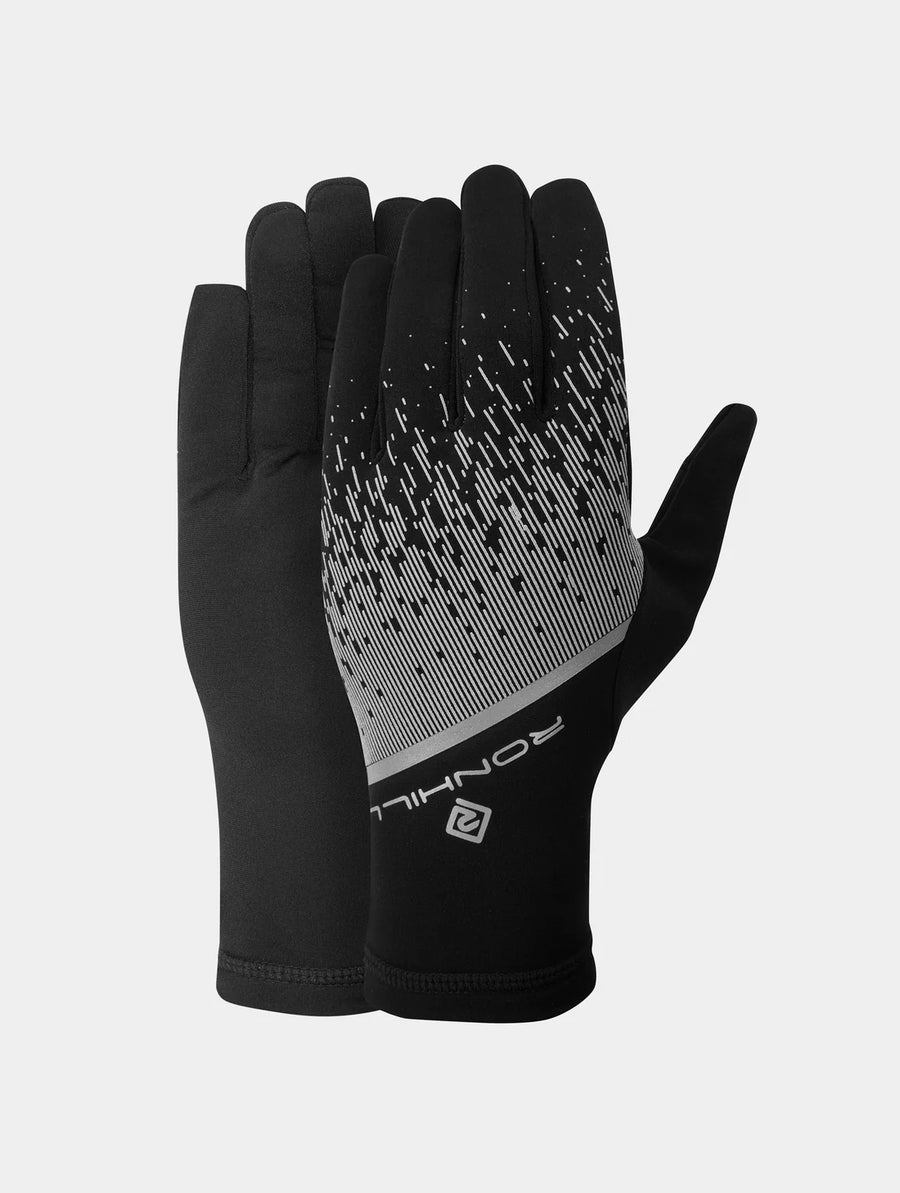 Ron Hill Reflect Gloves | Black/Reflect | Ron Hill | Alfie Hale Sports