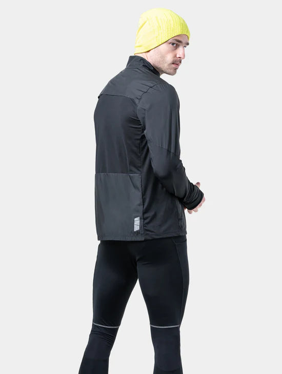 Ron Hill Tech Wind-Block 1/2 Zip Mens | Black
