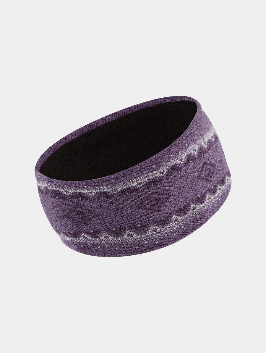 Ron Hill Winter Headband | Dark Iris/White