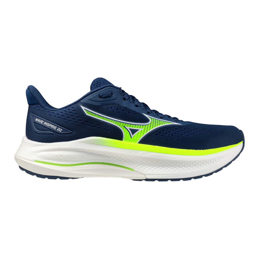 Mizuno Wave Inspire 22 | Estate Blue/Lightning Yellow