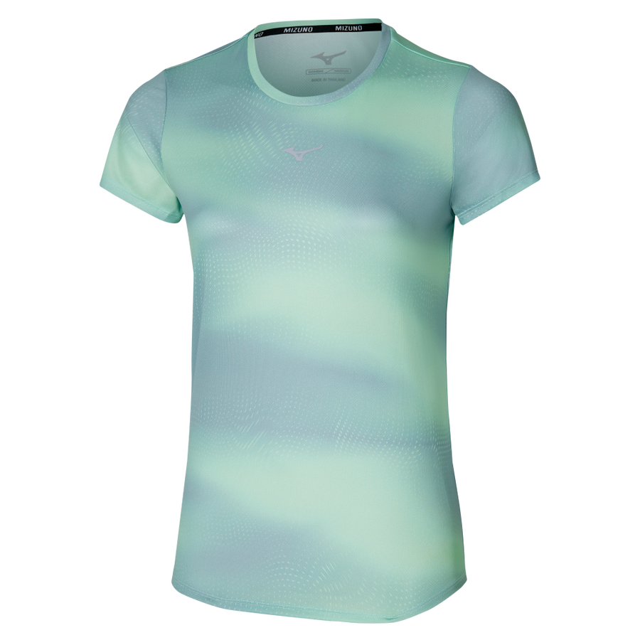 Mizuno Core Graphic Tee W | Flash Mint