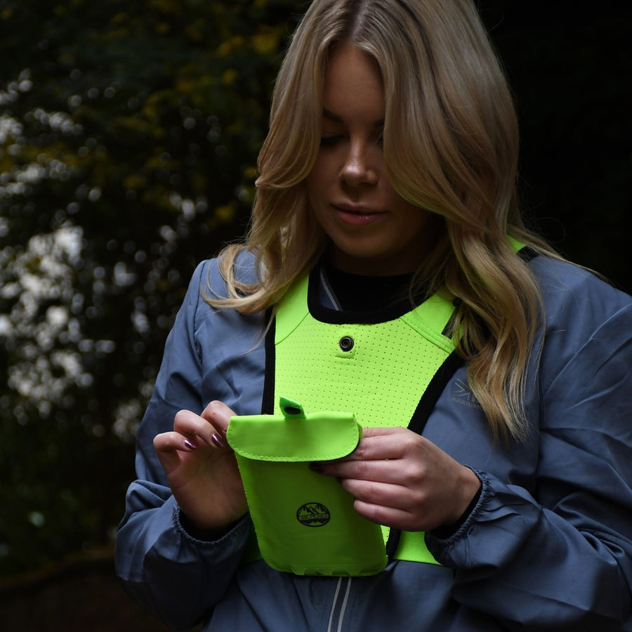 Running Vest with Phone Holder | Fluo Yellow