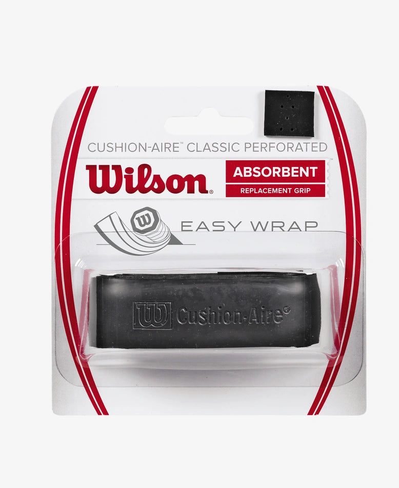 Wilson Cushion Aire Classic Perforated Grip | Black