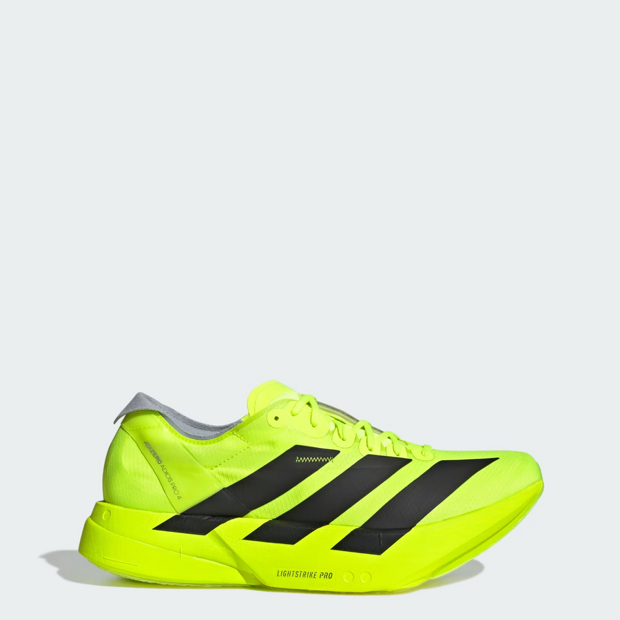 Adizero Adios Pro 4 | Lucid Lemon/Core Black/Halo Silver