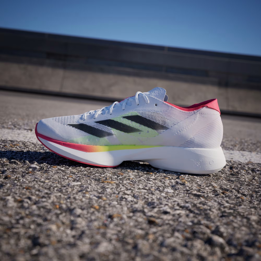 Adizero Takumi Sen 10 | White/Core Black/Lucid Red