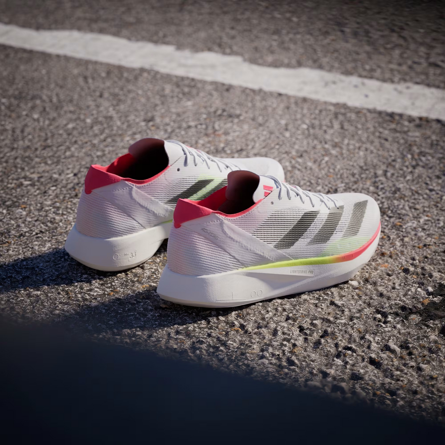 Adizero Takumi Sen 10 | White/Core Black/Lucid Red