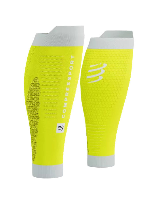 Compressport R2 3.0 Calf Guard | Safe Yellow/White