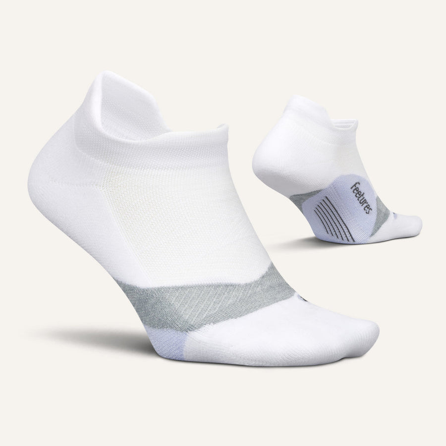 Feetures Elite Light Cushion No Show | White/Lilactech