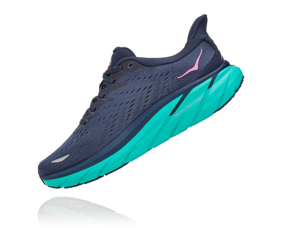 Clifton 8 | Outer Space/Atlantis | Wide Fit D | Hoka 