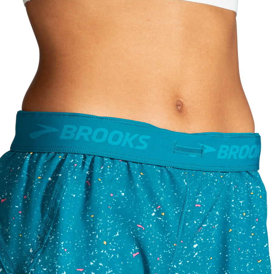 Chaser 5" 2 in 1 Short | Lagoon Speckle Print/Lagoon