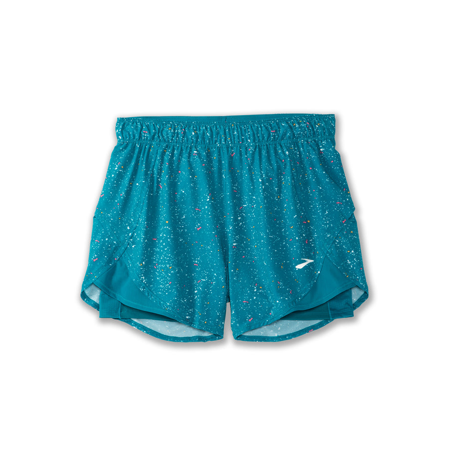 Chaser 5" 2 in 1 Short | Lagoon Speckle Print/Lagoon