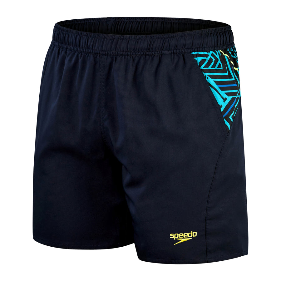 Sport Panel Watershort 16" | Navy/Green