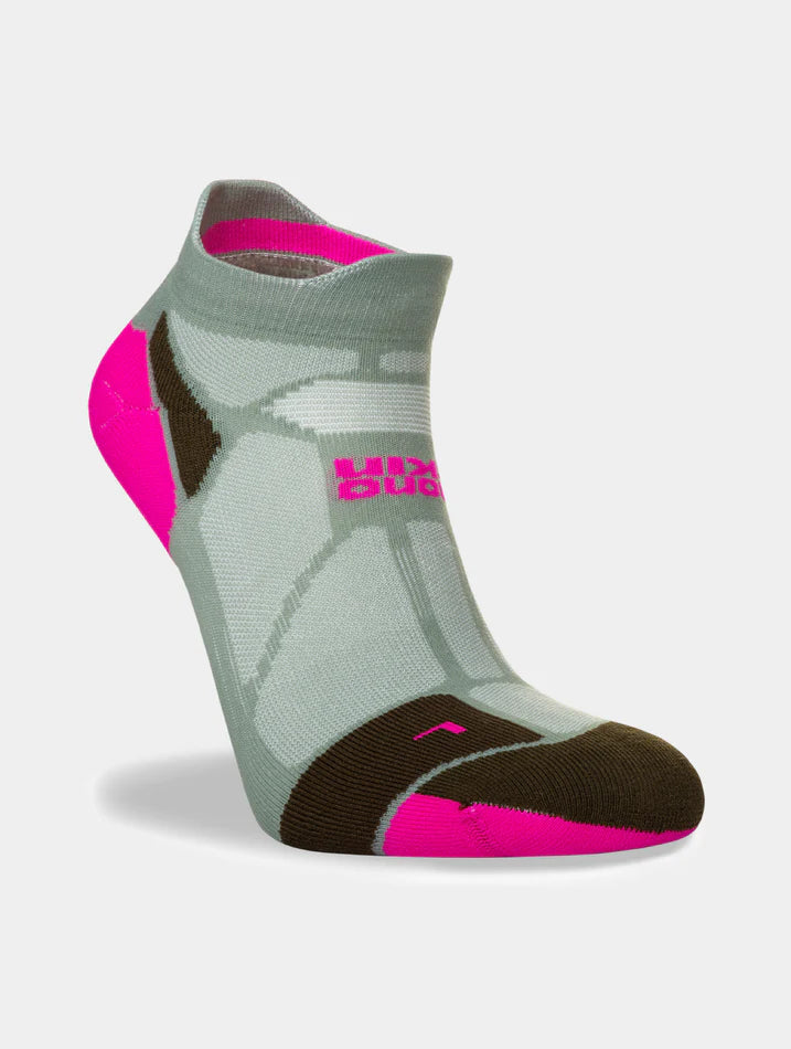 Marathon Fresh Socklet | Sage/Fluo Pink | Womens