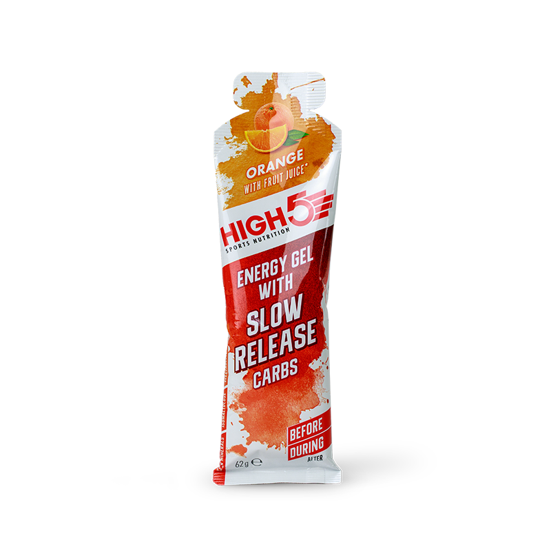 High 5 Energy Gel with Slow Release Carbs Orange