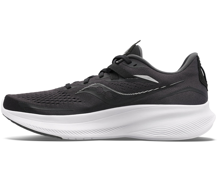 Ride 15 | Black/White | Wide Fit | Saucony 